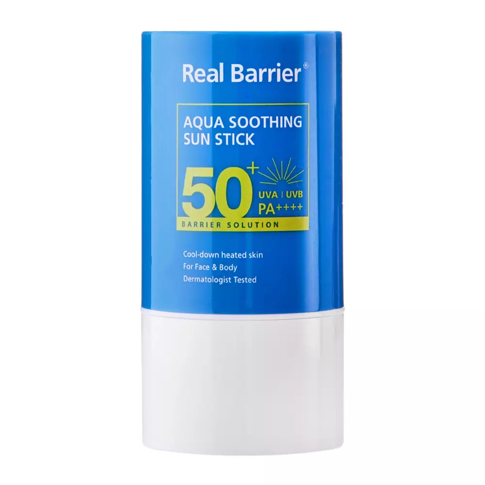 Real Barrier - Aqua Soothing Sun Stick SPF50+/PA++++ - Hydratační SPF krém v tyčince - 21 g