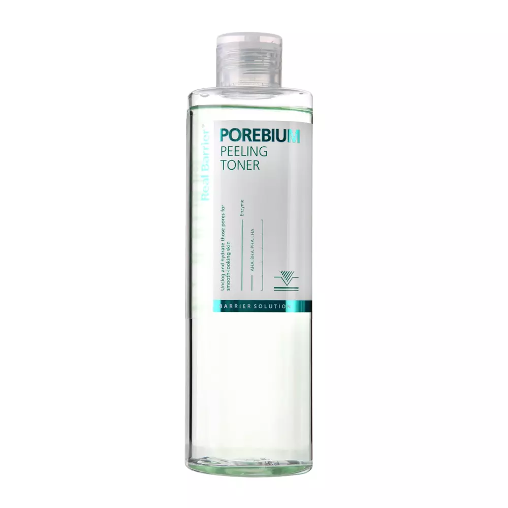 Real Barrier - Porebium Peeling Toner - Exfoliační tonikum na obličej - 305 ml