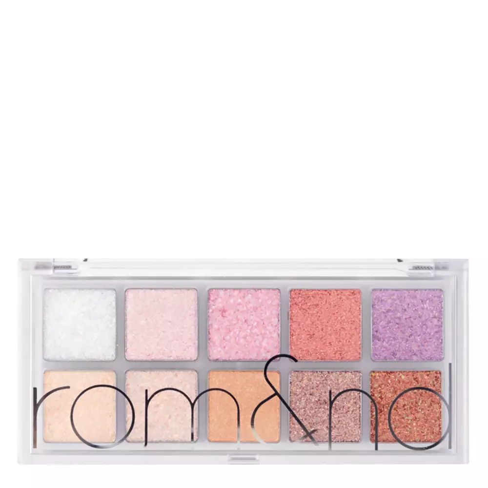 Rom&nd - Better Than Palette - 00 Light & Glitter Garden - Paleta očních stínů - 8 g