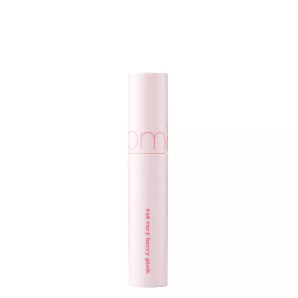 Rom&nd - Dewyful Water Tint - Summer Pink Series - 26 Very Berry Pink - Lesklý tint na rty - 5,5 g