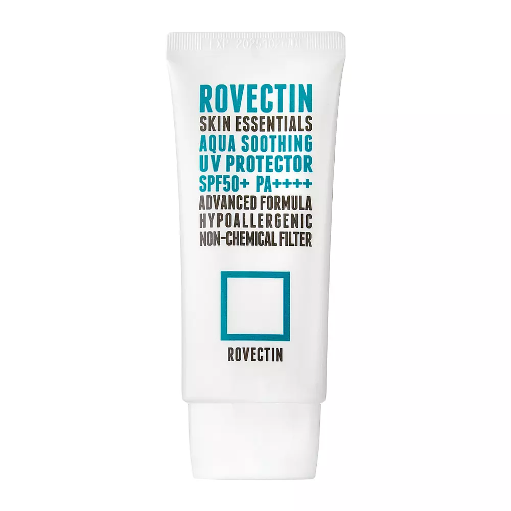 Rovectin - Skin Essentials Aqua Soothing UV Protector SPF50+/PA++++ - SPF krém s minerálními filtry - 50 ml 