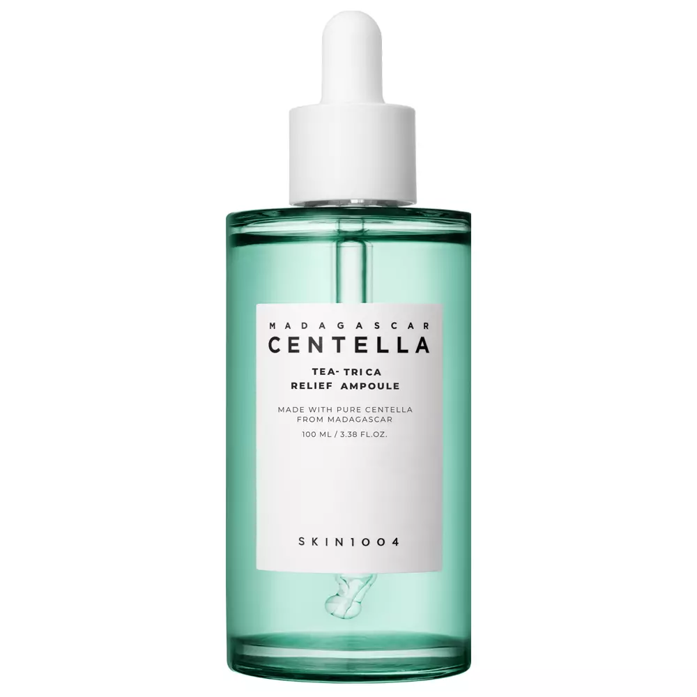 SKIN1004 - Madagascar Centella Tea-Trica Relief Ampoule - Zklidňující sérum pro aknózní pleť - 100 ml