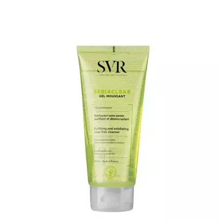 SVR - Sebiaclear Gel Moussant - Jemný exfoliační čisticí gel - 200 ml 