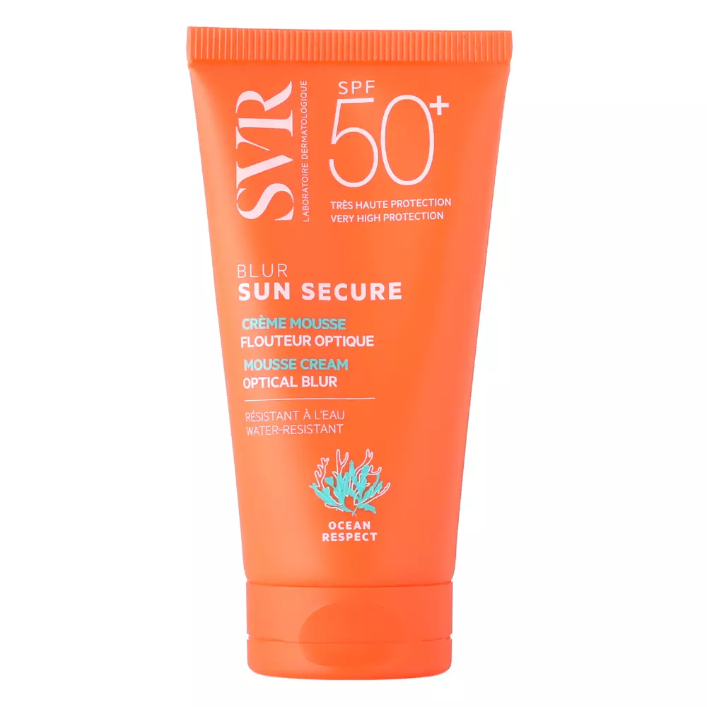 SVR - Sun Secure Blur SPF50+ - Ochranný krém SPF 50+ opticky sjednocující tón pleti - 50 ml
