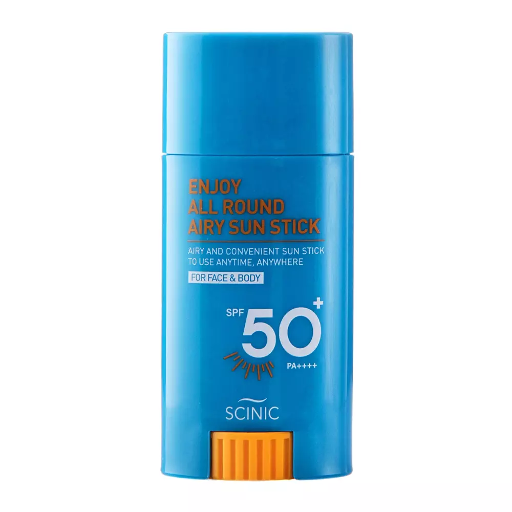 Scinic - Enjoy All Round Airy Sun Stick SPF50+ PA++++ - Lehký SPF na obličej a tělo v tyčince - 25 g 