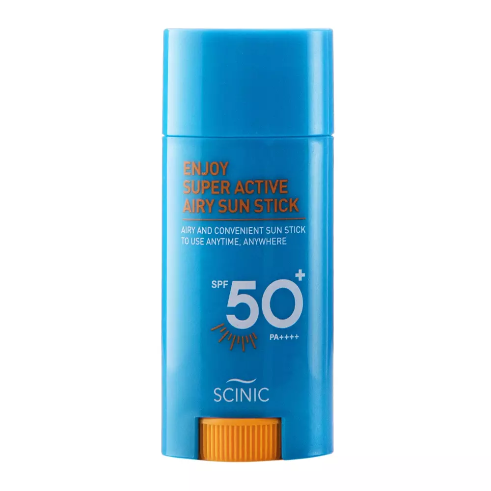 Scinic - Enjoy Super Active Airy Sun Stick SPF50+ PA++++ - Lehký SPF na obličej v tyčince - 15 g 