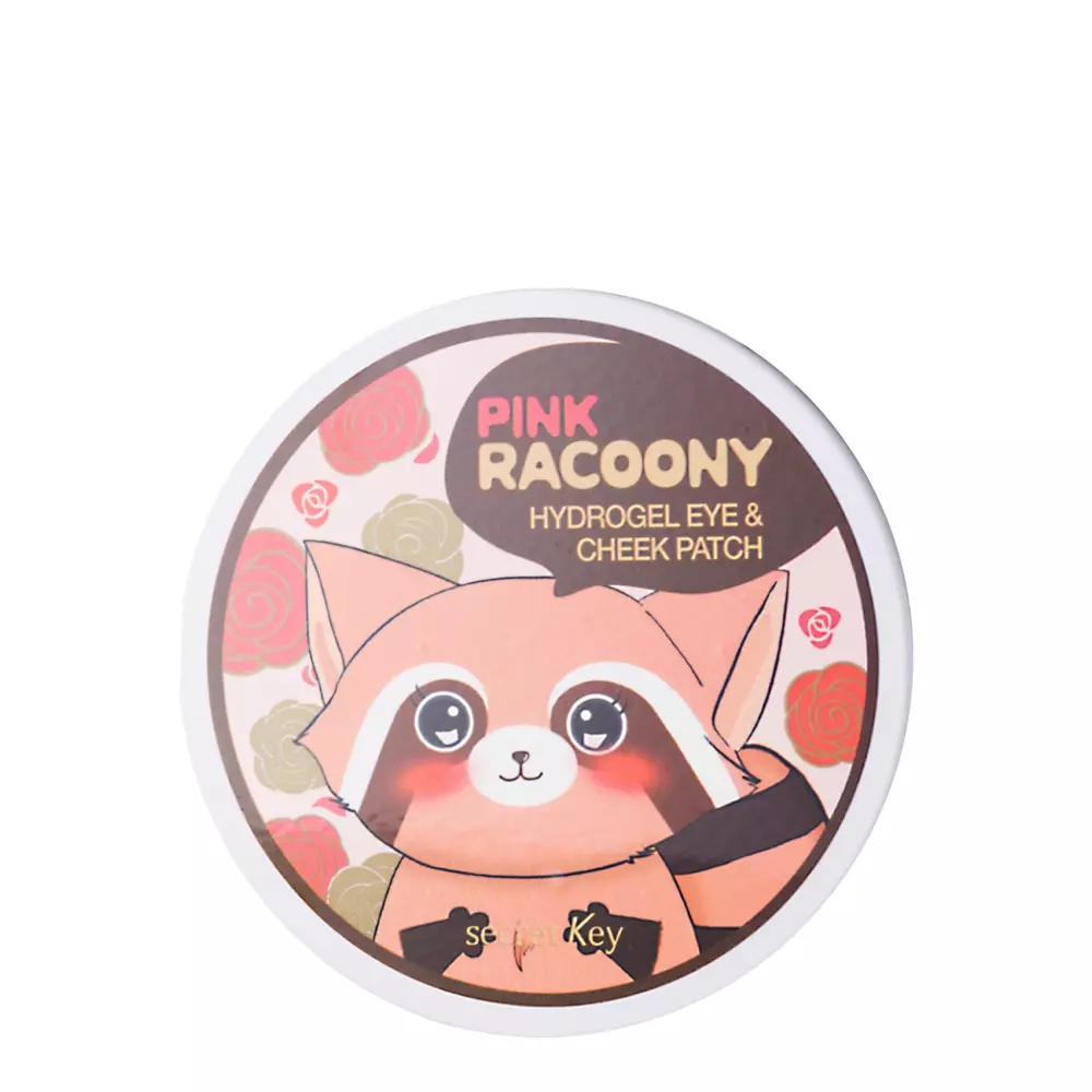 Secret Key - Pink Racoony Hydro-Gel Eye&Cheek Patch - Hydrogelové náplasti pod oči - 213 g