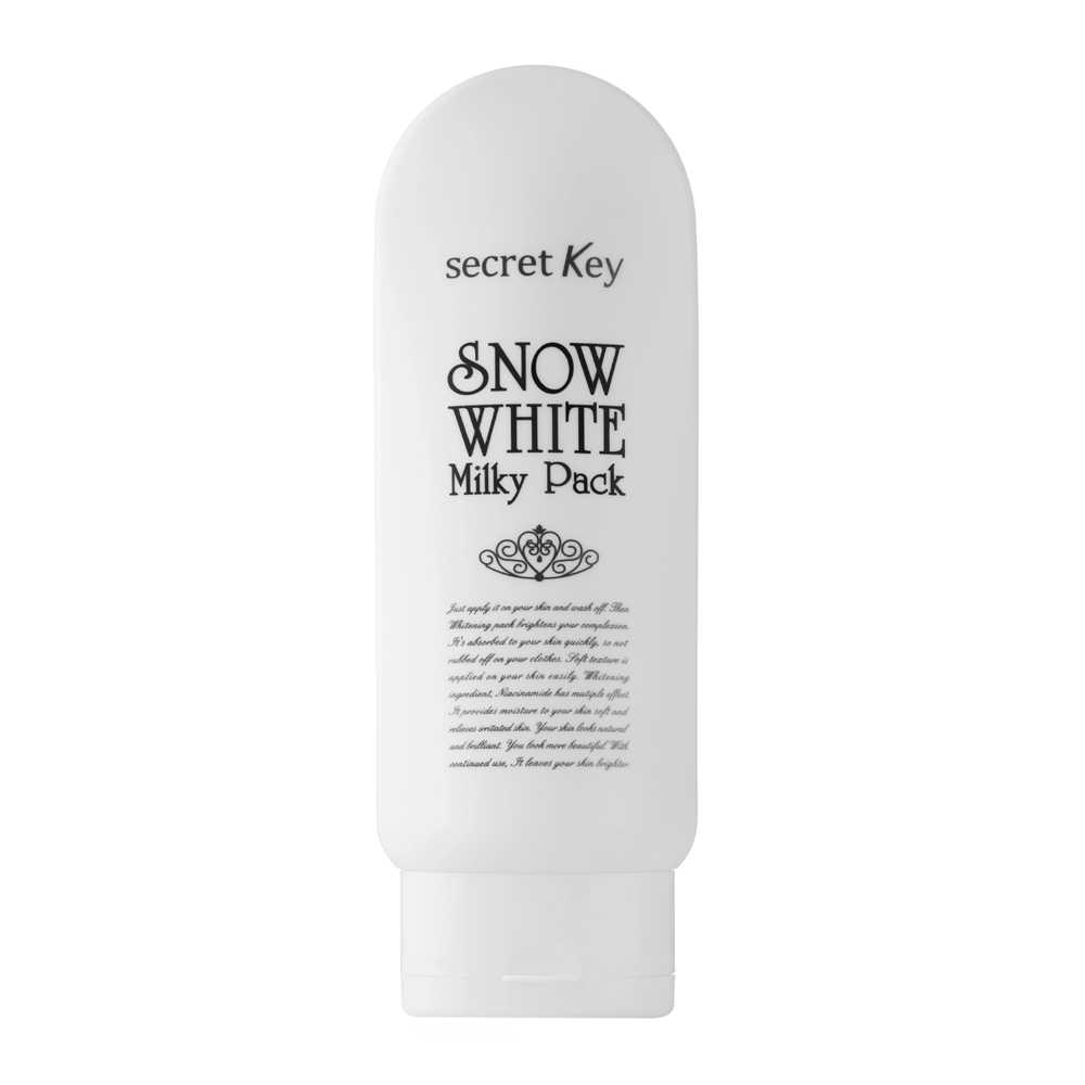 Secret Key - Snow White Milky Pack - Rozjasňující pleťová maska - 200 g