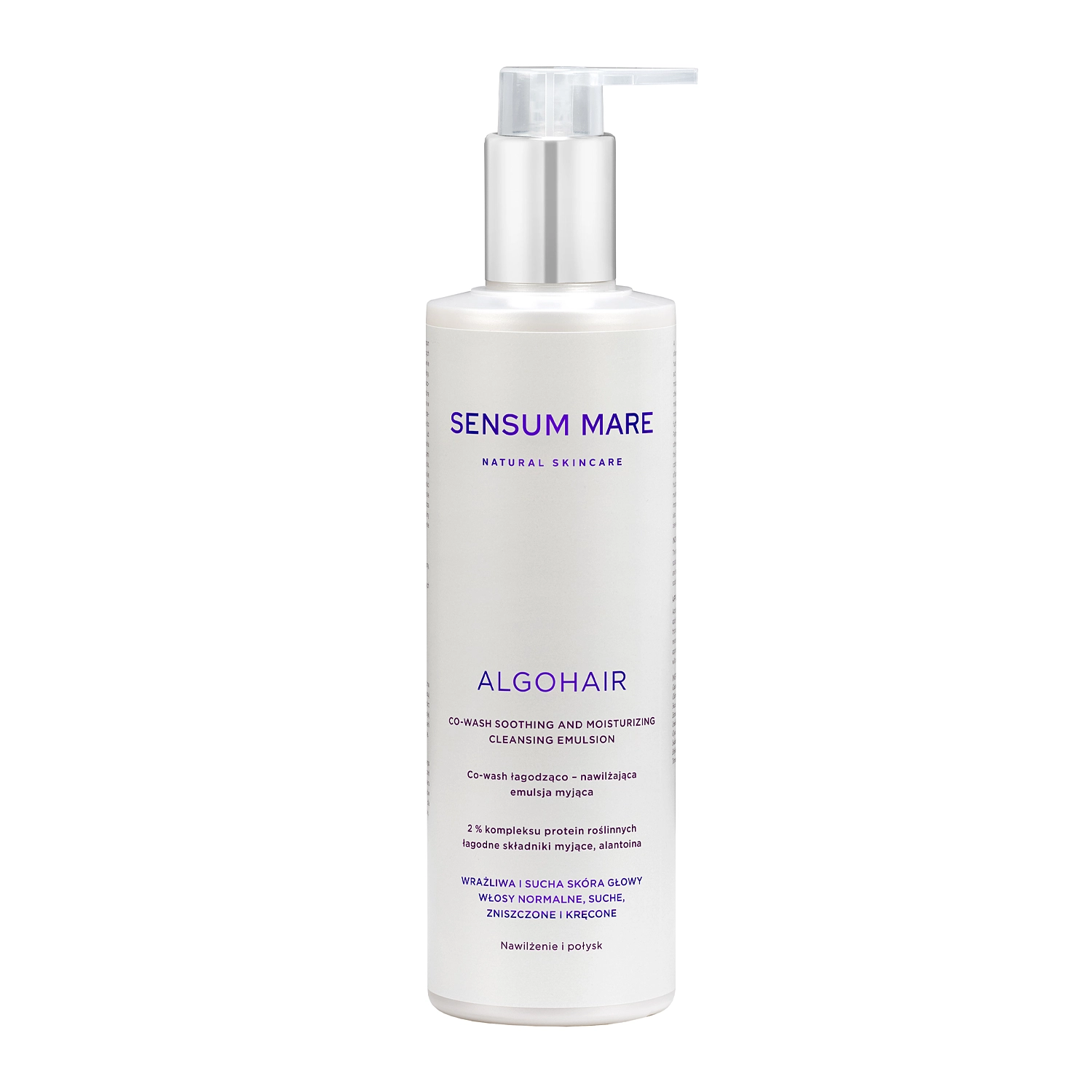 Sensum Mare - Algohair -  Co-Wash Soothing and Moisturizing Cleansing Emulsion - Zklidňující a hydratační mycí emulze - 250 ml