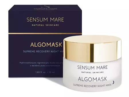 Sensum Mare - Algomask - Supreme Recovery Night Mask - Hloubkově hydratační a regenerační maska na noc s anti-age účinkem - 50 ml