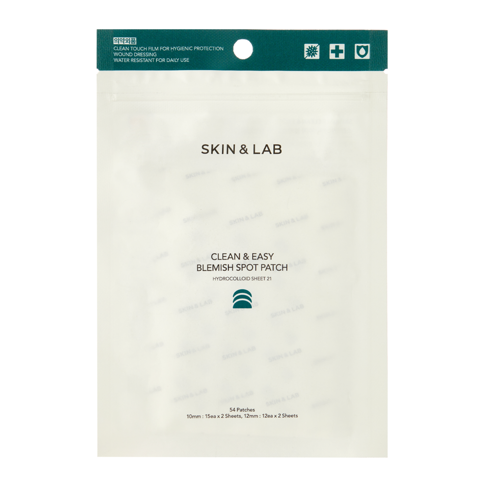 Skin&Lab - Clean & Easy Blemish Spot Patch - Náplasti nad nedokonalosti 54 ks