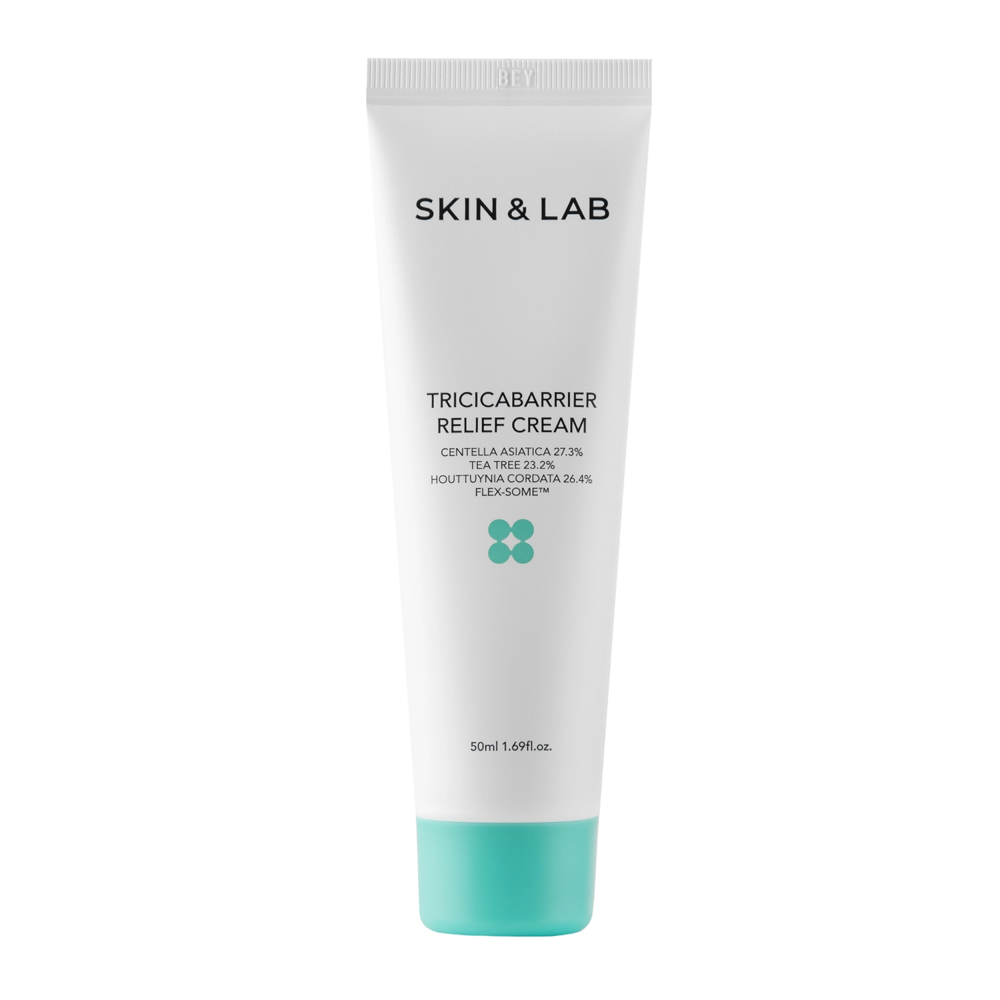 Skin&Lab - Tricicabarrier Relief Cream - Zklidňující krém na obličej s pupečníkem asijským - 50 ml