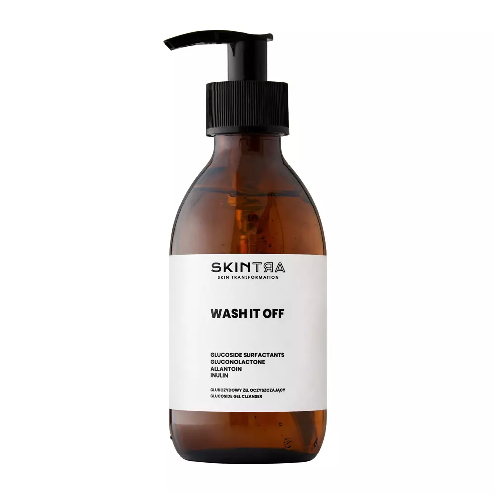 SkinTra - Wash It Off - Čisticí gel s glukosidy - 200 ml