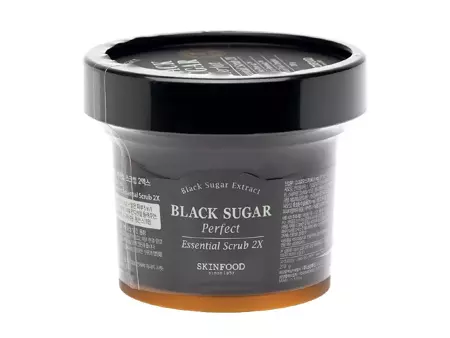 Skinfood - Black Sugar Perfect Essential Scrub 2X - Peelingová maska s hnědým cukrem - 210 g