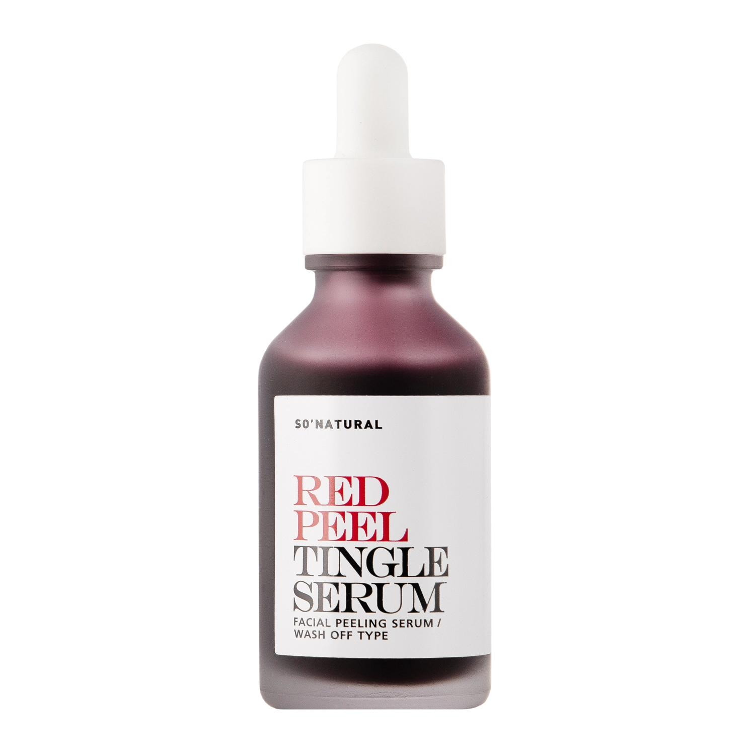 So Natural - Red Peel Tingle Serum - Exfoliační sérum na obličej - 20 ml