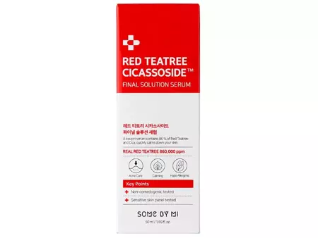 Some By Mi - Red Teatree Cicassoside Final Solution Serum - Zklidňující sérum Red Teatree - 50 ml