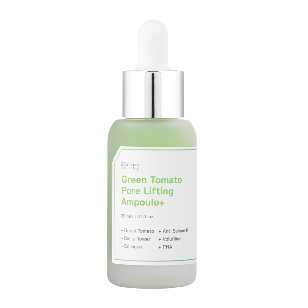 Sungboon Editor - Green Tomato Pore Lifting Ampoule + - Ampule pro snížení viditelnosti pórů - 30 ml