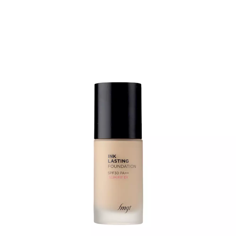 The Face Shop - Fmgt Ink Lasting Foundation Slim Fit Ex SPF 30 PA++ - N201 Apricot Beige - Tekutý make-up s hydratačním účinkem - 30 ml