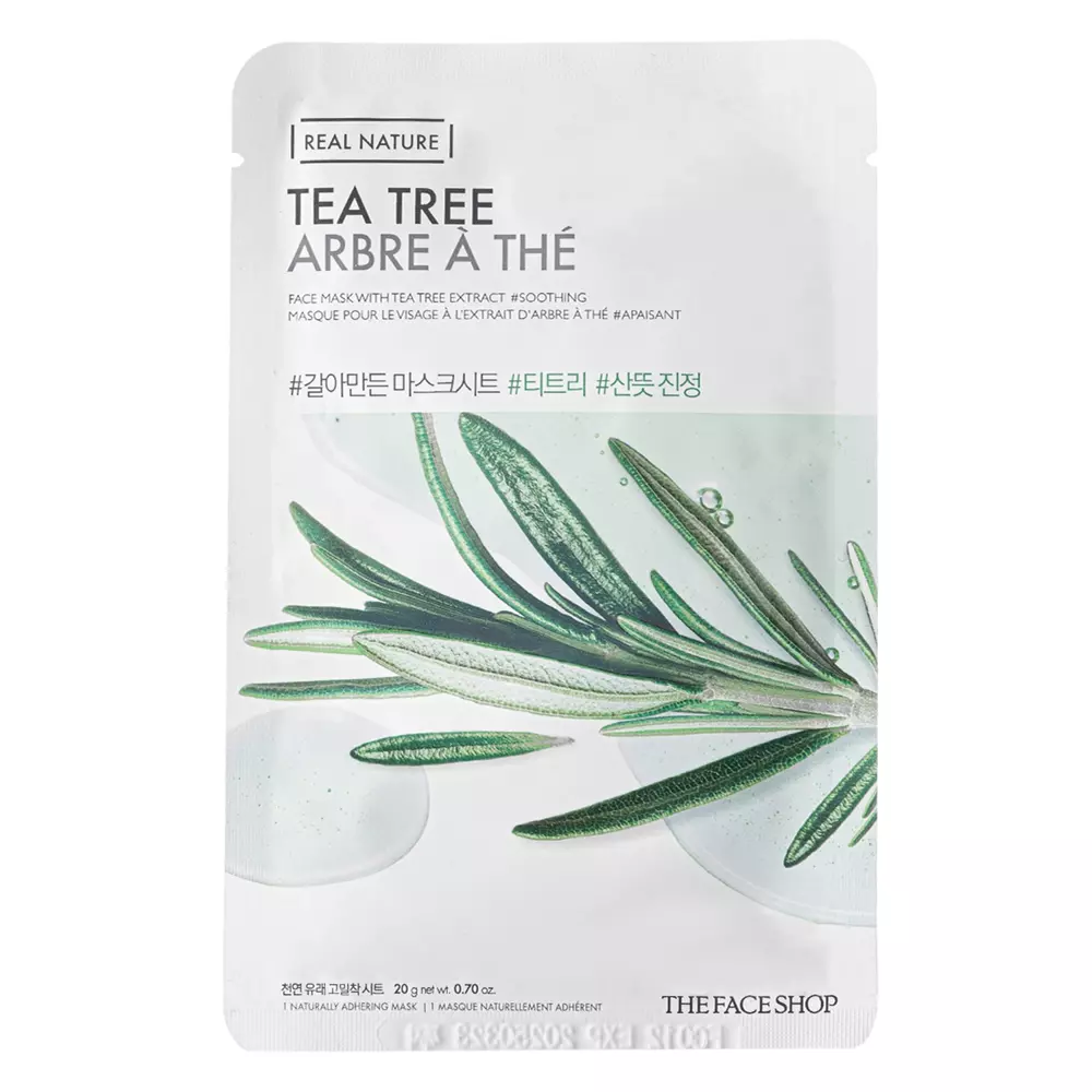 The Face Shop - Natural Mask - Tea Tree - Textilní maska s extraktem z tea tree - 20 g
