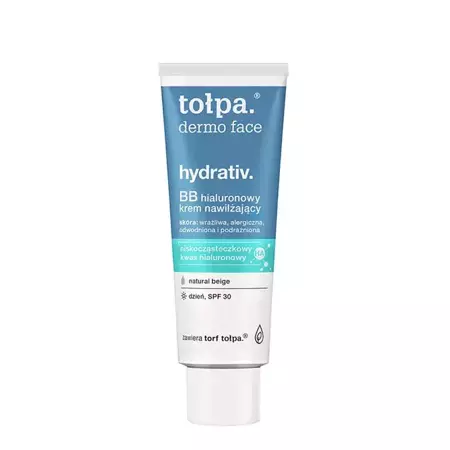 Tołpa - Dermo Face Hydrativ - Hydratační BB krém SPF 30 s kyselinou hyaluronovou - Natural Beige - 40 ml