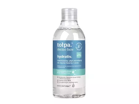 Tołpa - Dermo Face Hydrativ - Micelární voda na obličej a oči s kyselinou hyaluronovou - 400 ml