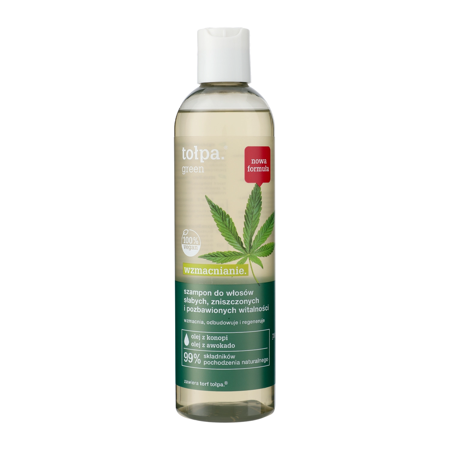 Tołpa - Green - Posilující - Šampon pro slabé, poškozené a unavené vlasy - 300 ml