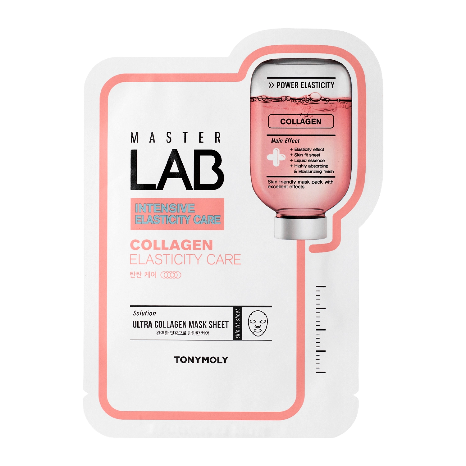 TonyMoly - Master Lab Mask Sheet Collagen - Plátýnková maska s kolagenem  - 1ks/19 g