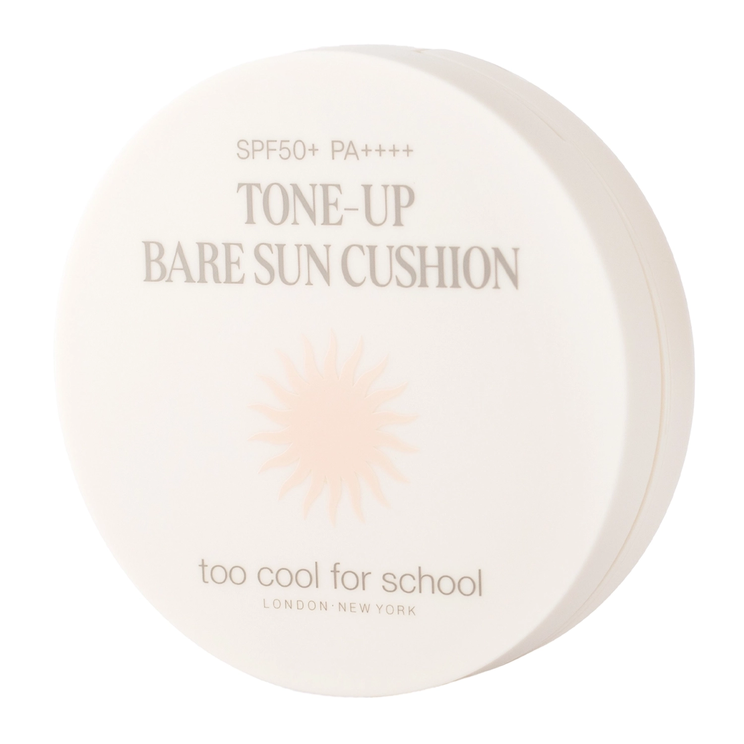 Too Cool for School - Tone Up Base Sun SPF50+ PA++ - Tónovací opalovací krém v polštářku - 15 g