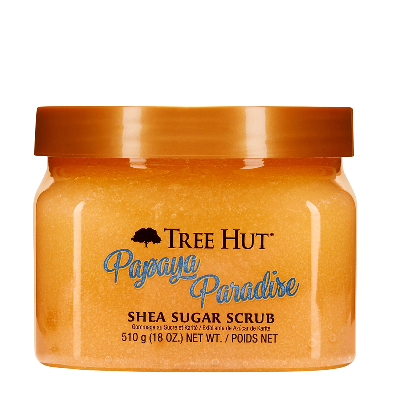 Tree Hut - Shea Sugar Scrub Papaya Paradise - Cukrový tělový peeling - Papaya - 510 g