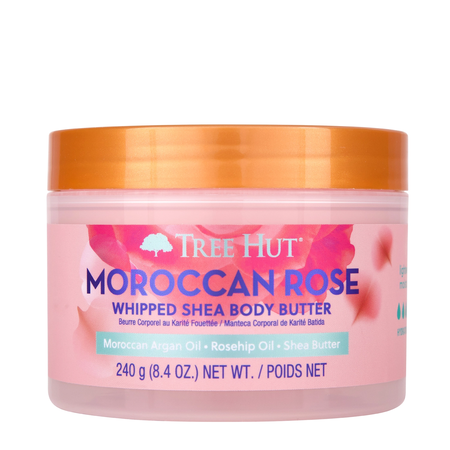 Tree Hut - Whipped Body Butter Moroccan Rose - Hydratační tělové máslo - Moroccan Rose - 240 g