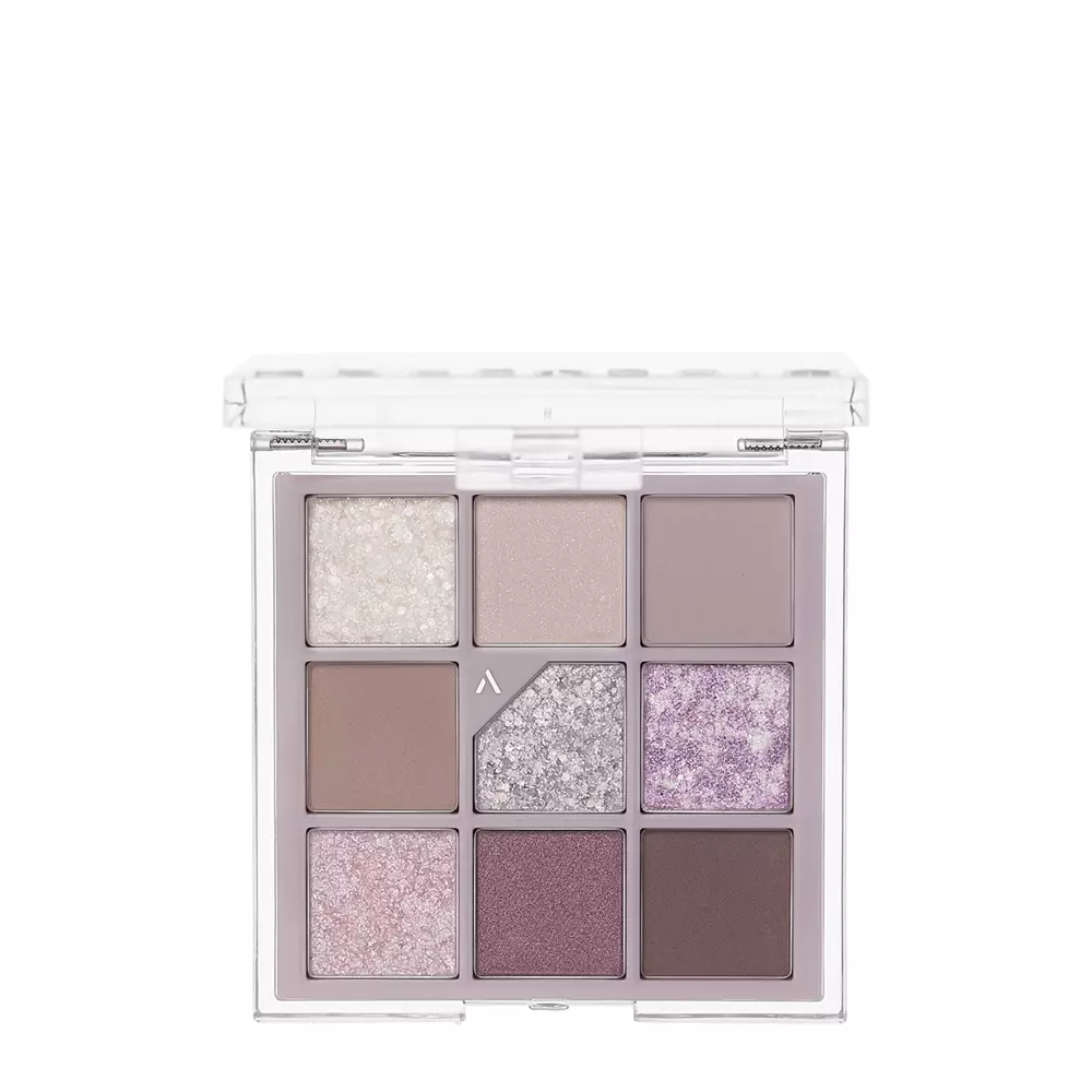 Unleashia - Glitterpedia Eye Palette - 4 All of Lavender Fog - Paleta veganských očních stínů - 6,6 g