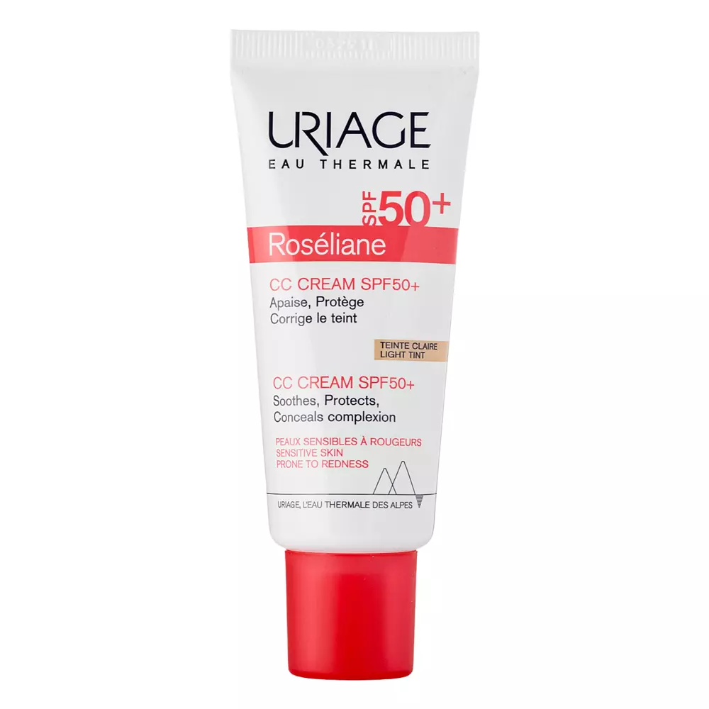 Uriage - Roseliane CC Crème SPF50+ - Hydratační a ochranný krém - 40 ml