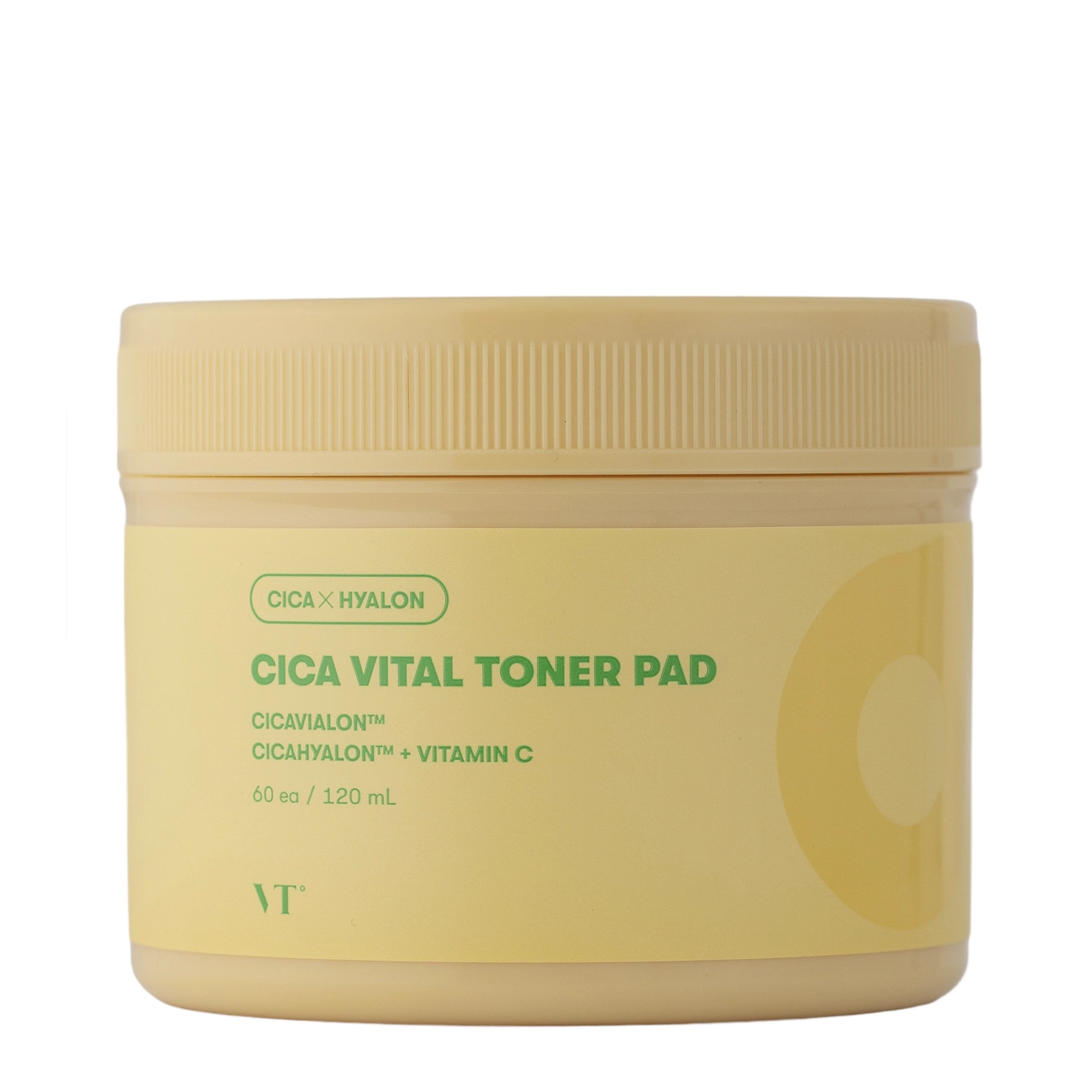 VT Cosmetics - Cica Vital Toner Pad - Rozjasňující polštářky na obličej s vitaminem C - 60ks/120ml