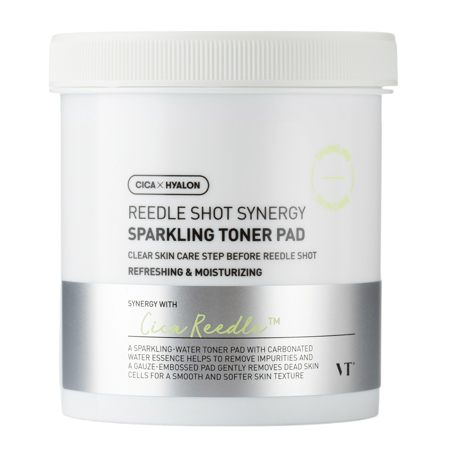 VT Cosmetics - Reedle Shot Synergy Sparkling Toner Pad - Vyhlazující polštářky na obličej - 80ks/200ml