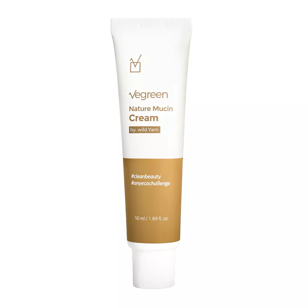 Vegreen - Nature Mucin Cream - Vyživující a regenerační krém na obličej - 50 ml