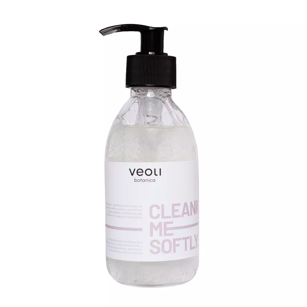 Veoli Botanica - Cleaning Me Softly - Hydratační a zklidňující mycí gel na obličej - 190 ml