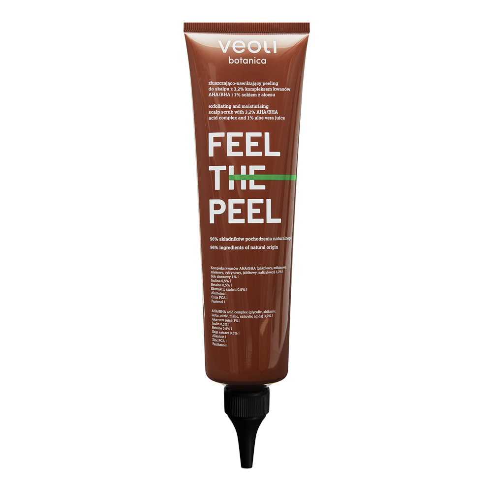 Veoli Botanica - Feel The Peel - Exfoliační a hydratační peeling pro vlasovou pokožku - 150 ml