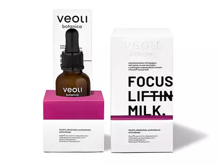 Veoli Botanica - Focus Lifting Milk - Liftingové sérum s anti-aging účinkem s bakuchiolem a Fision® Instant Lift - 30 ml