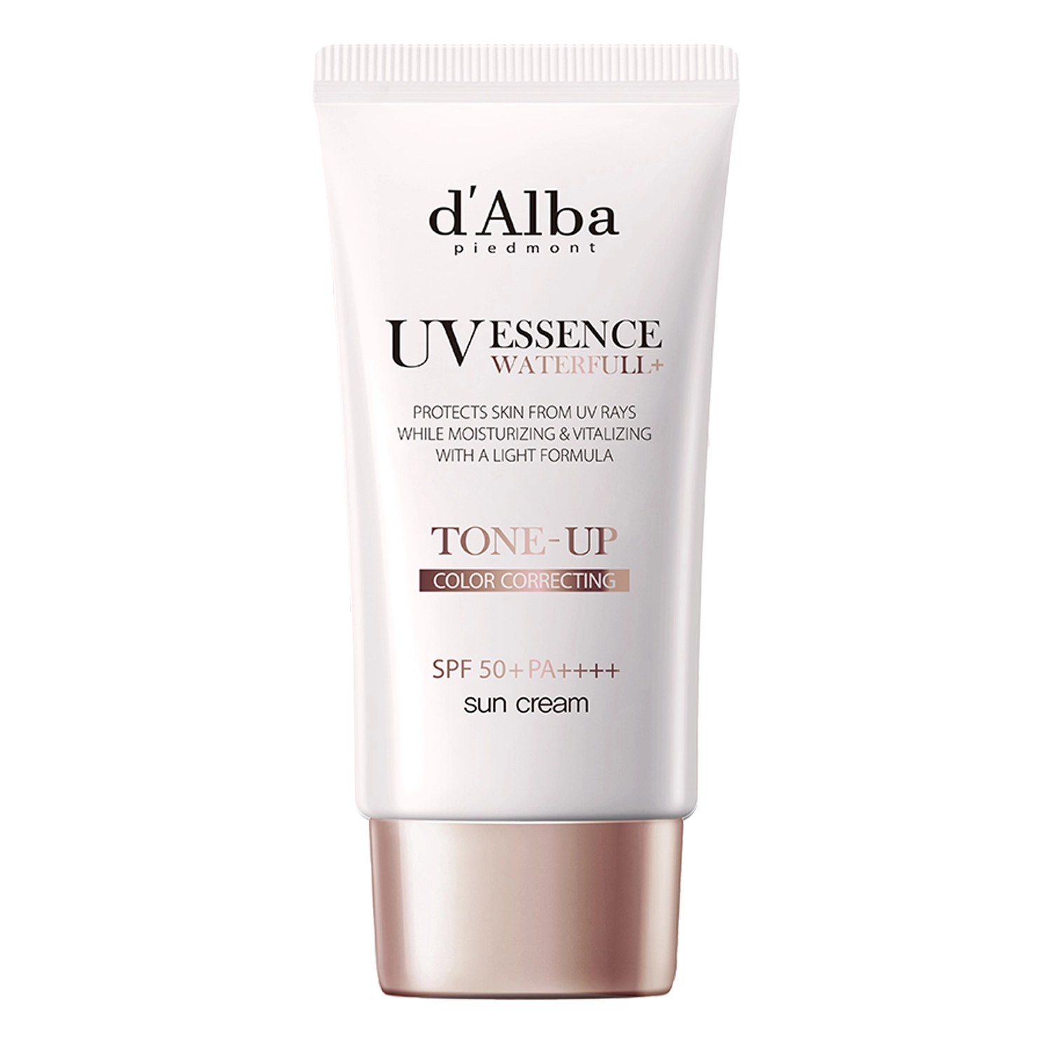 d'Alba - Waterfull Tone-Up Sun Cream SPF50+ PA++++ - Tónovací krém s SPF na obličej - 50 ml