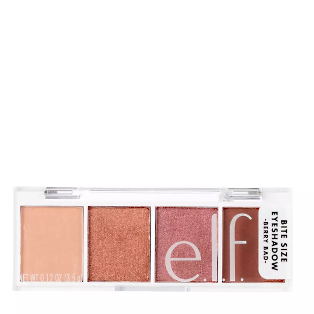 e.l.f. - Bite-Size Eyeshadow - Berry Bad - Kompaktní paletka 4 očních stínů - 3,5 g