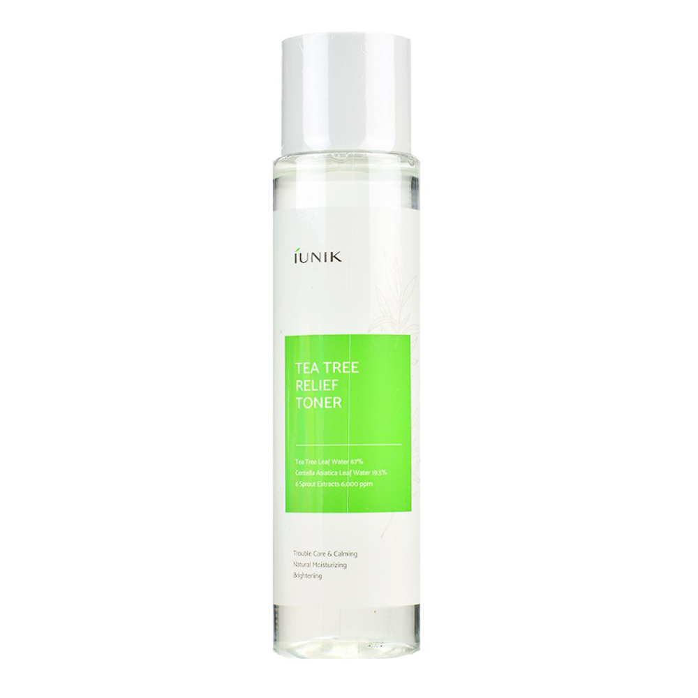 iUNIK - Tea Tree Relief Toner - Zklidňující tonikum s vodou z čajovníku australského - 200 ml