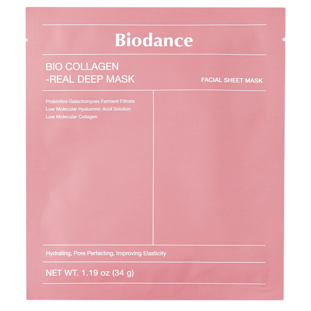 Biodance - Bio-Collagen Real Deep Mask - Zpevňující kolagenová maska na obličej - 1ks/34g