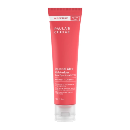 Paula's Choice - Defense - Essential Glow Moisturiser SPF30 - Rozjasňující a hydratační krém s minerálními filtry SPF30 - 60 ml