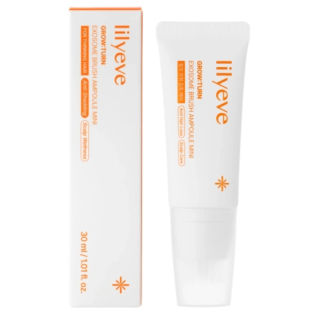 lilyeve - Grow:Turn Exosome Brush Ampoule - Posilující ampulka na vlasy a pokožku hlavy - Mini - 30 ml