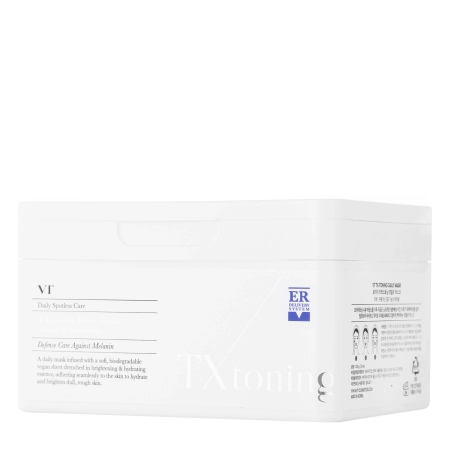 VT Cosmetics - TX-toning Daily Mask - Sada rozjasňujících pleťových masek - 30ks/320g