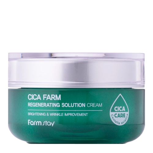 Farmstay - Cica Farm Regenerating Solution Cream - Regenerační krém s Centella Asiatica - 50 ml