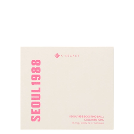 K-SECRET - SEOUL 1988 Boosting Ball: Collagen 100% - Pečující kulička s kolagenem - 35 mg