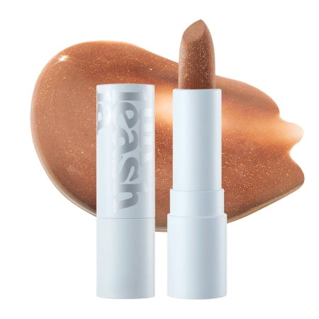 Unleashia - Glacier Vegan Lip Balm - Hydratační balzám na rty se třpytkami - č. 3 Nude Bluff - 3,3 g