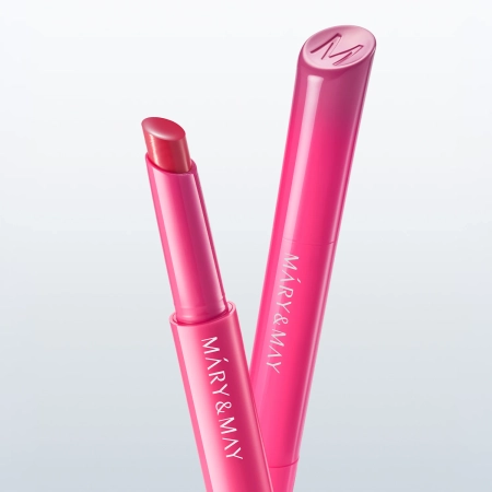 Mary&May - Blooming Glow Lip - Tónovací balzám na rty - 02 Ruby Blossom - 1,7 g