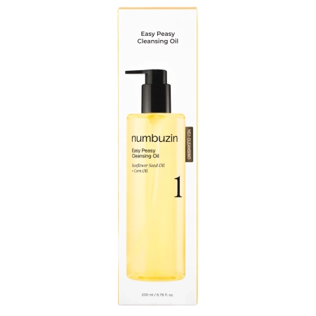Numbuzin - No.1 - Easy Peasy Cleansing Oil - Odličovací olej na obličej - 200 ml